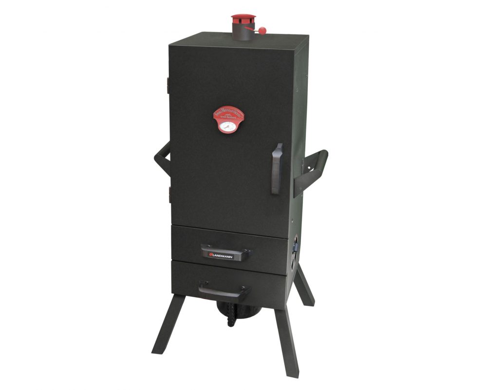 34″ Two Drawer Charcoal Vertical Smoker
