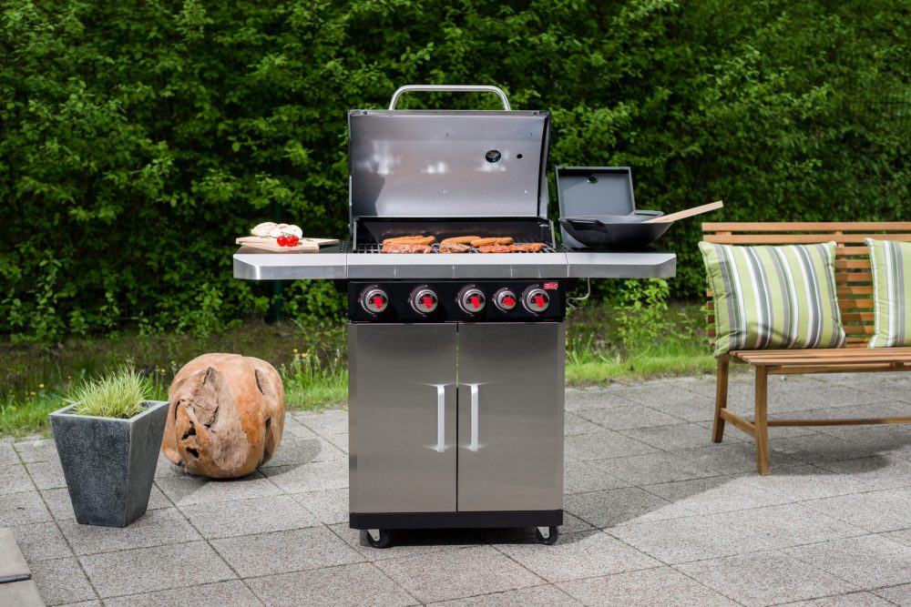 Rexon Select PTS 4.1 C/I Gas Barbecue – Stainless Steel