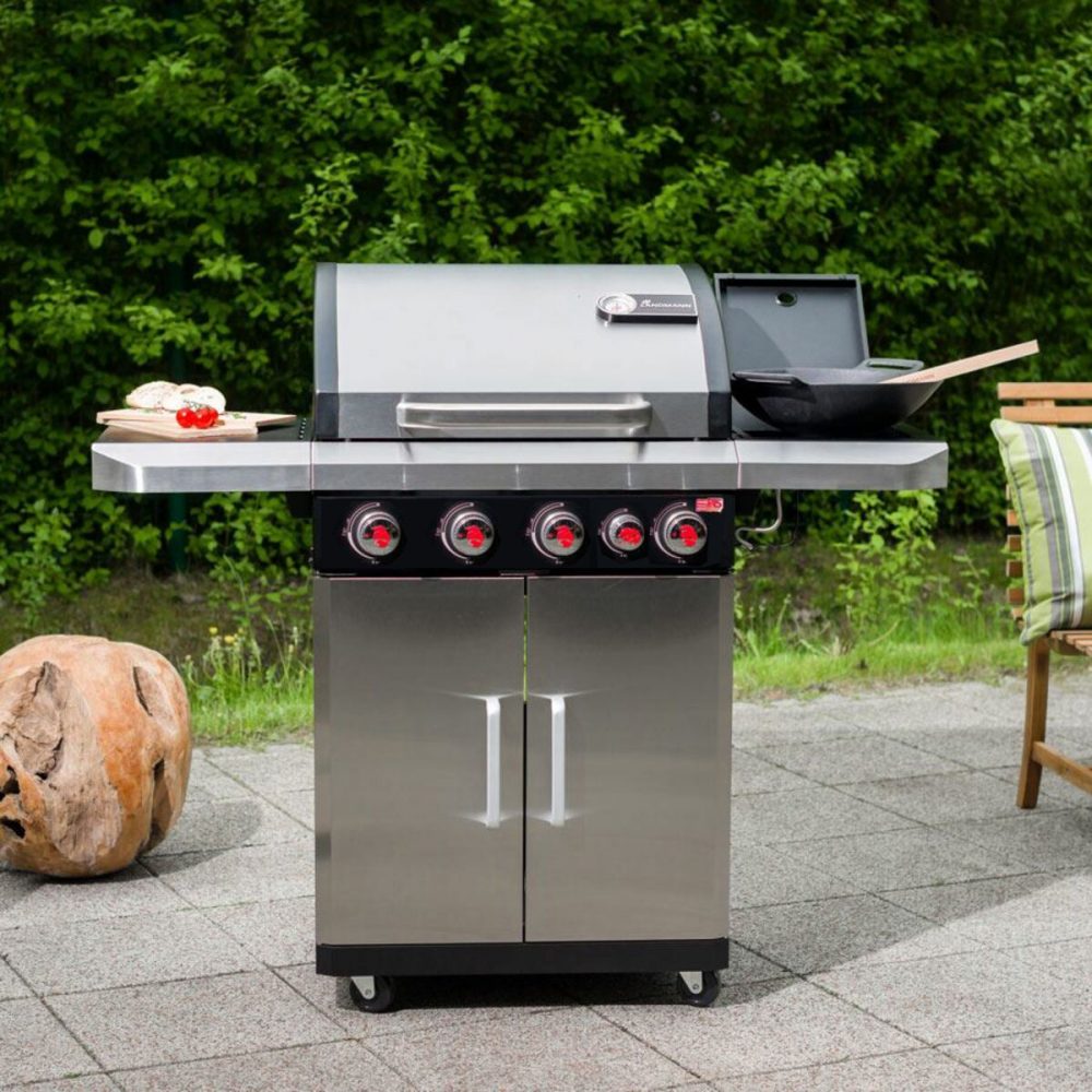 Rexon Select PTS 4.1 C/I Gas Barbecue – Stainless Steel