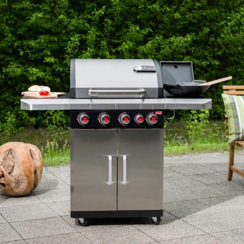 Rexon Select PTS 4.1 C/I Gas Barbecue – Stainless Steel - 1